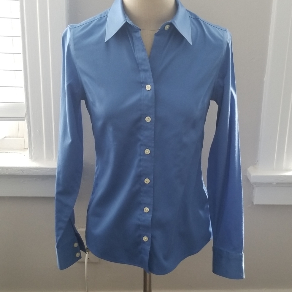 Banana Republic Sky Blue Button-Up Shirt
